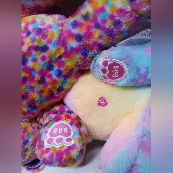 Plush Lot/ 2-Build A Bear Workshop(Rabbit, Confetti Cat) & 1-Care Bear - Picture 10 of 12